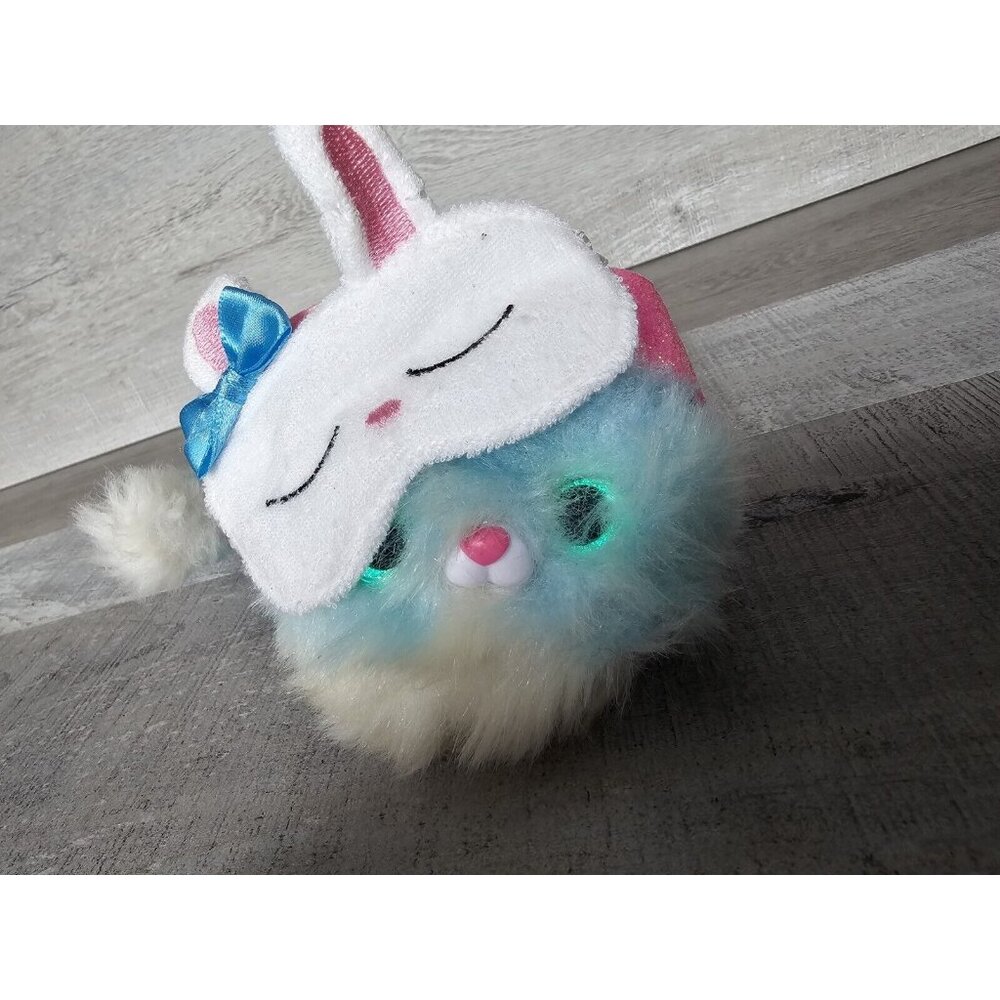 Pomsies Light Blue Dog Lulu Puppy Interactive Plush Wearable WORKS